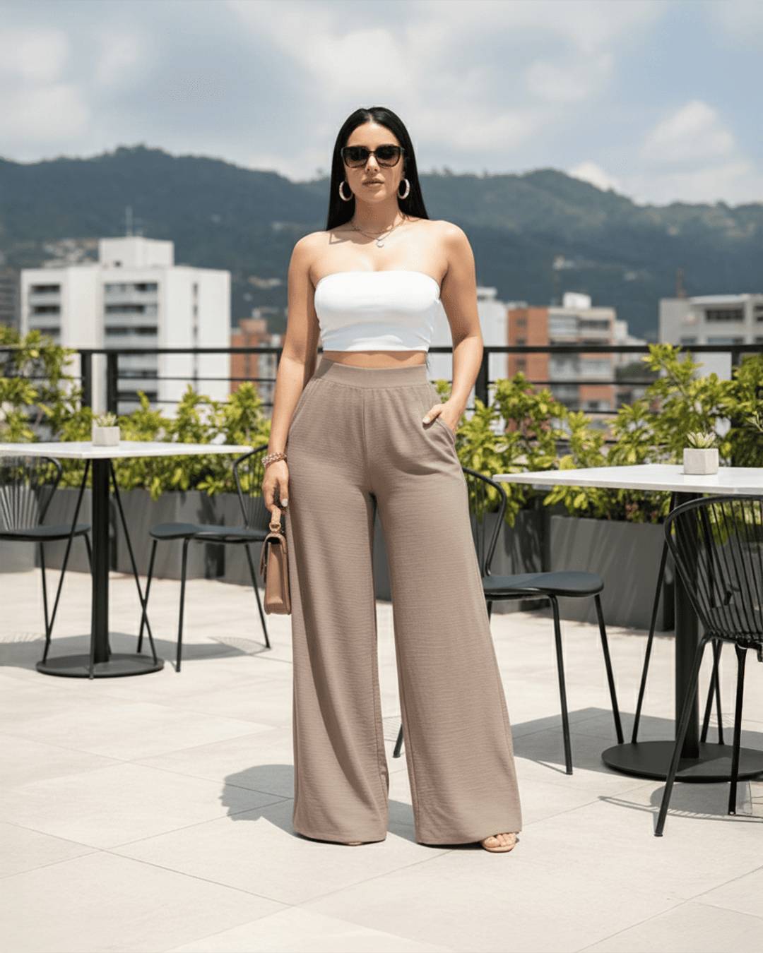 Pantalón palazzo Roma