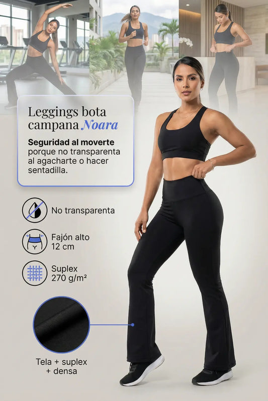 Leggings bota campana Noara