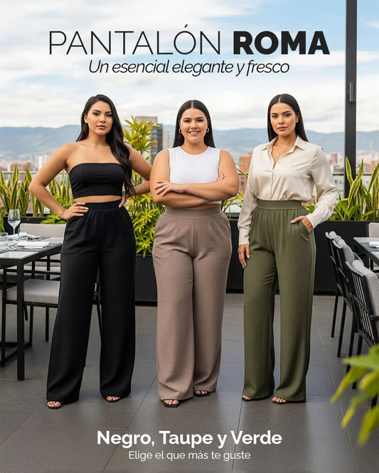 Pantalón palazzo Roma